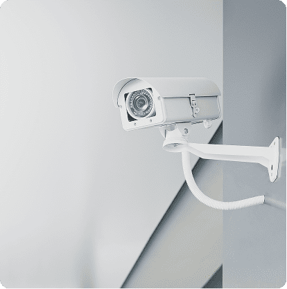 Caméra de surveillance extérieure fixe pour la protection de locaux professionnels